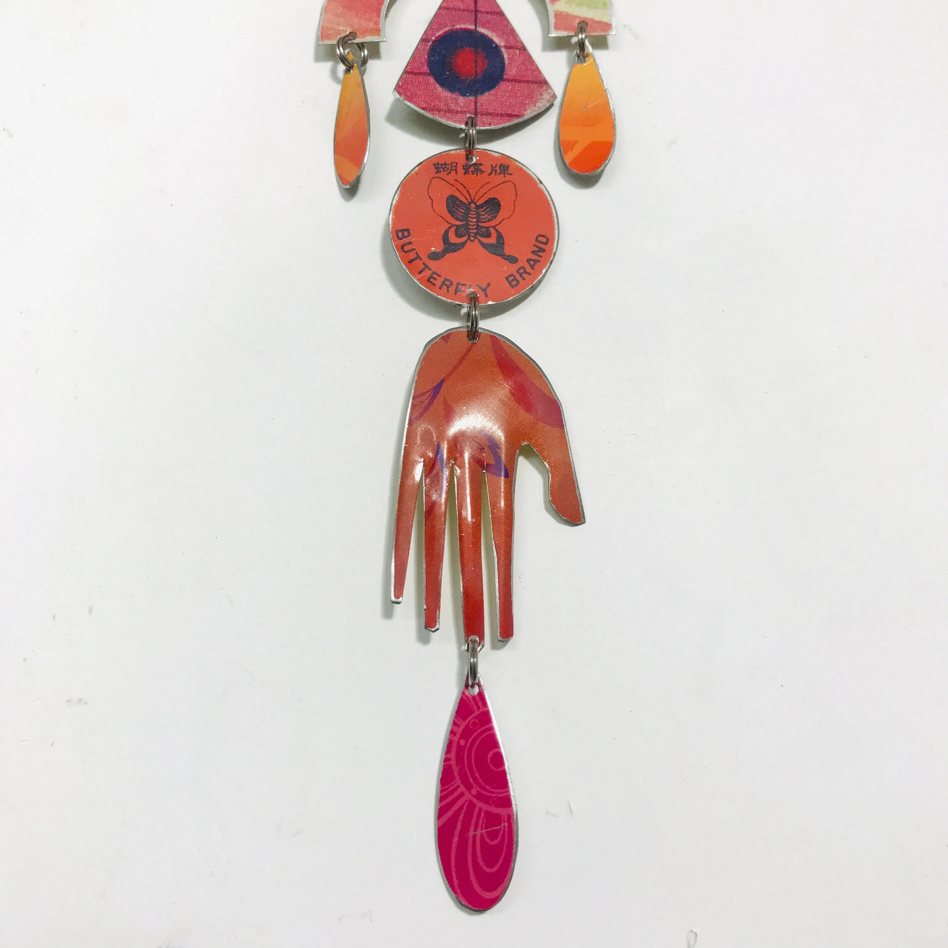 Butterfly Protective Eye Tiny Talisman Wall Hanging