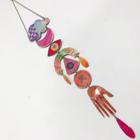 Butterfly Protective Eye Tiny Talisman Wall Hanging