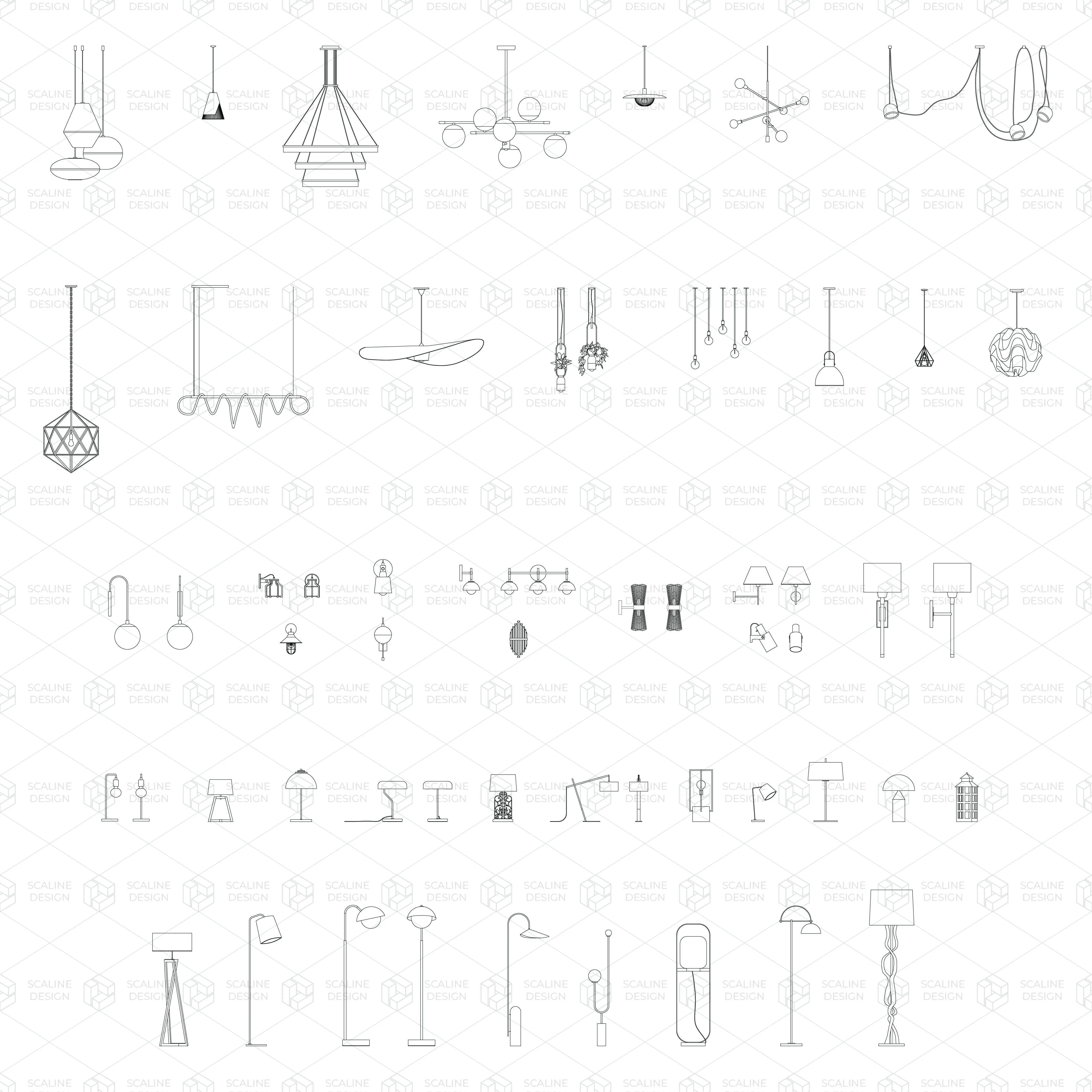 CAD & Vector Lighting Collection