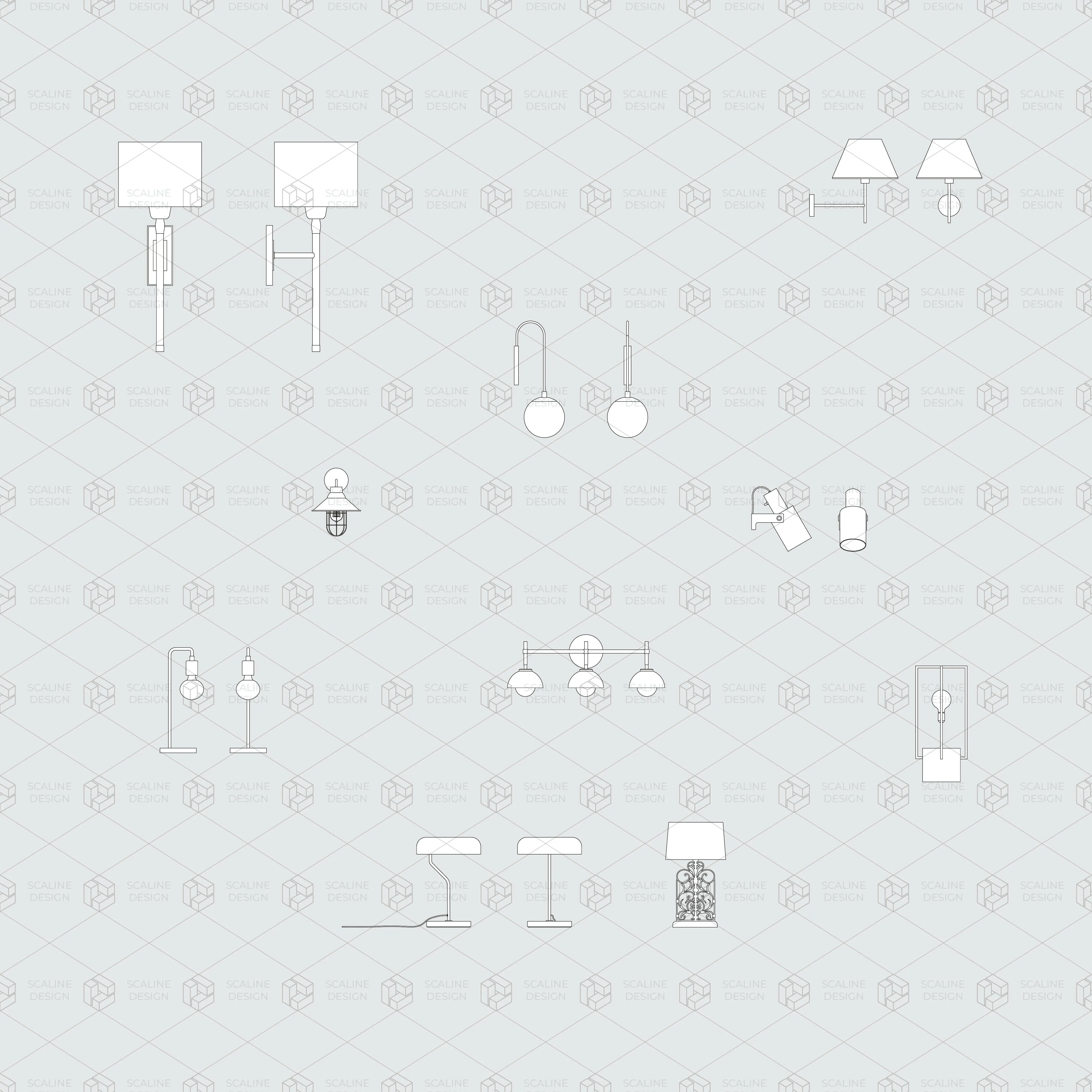 CAD & Vector Lighting Collection