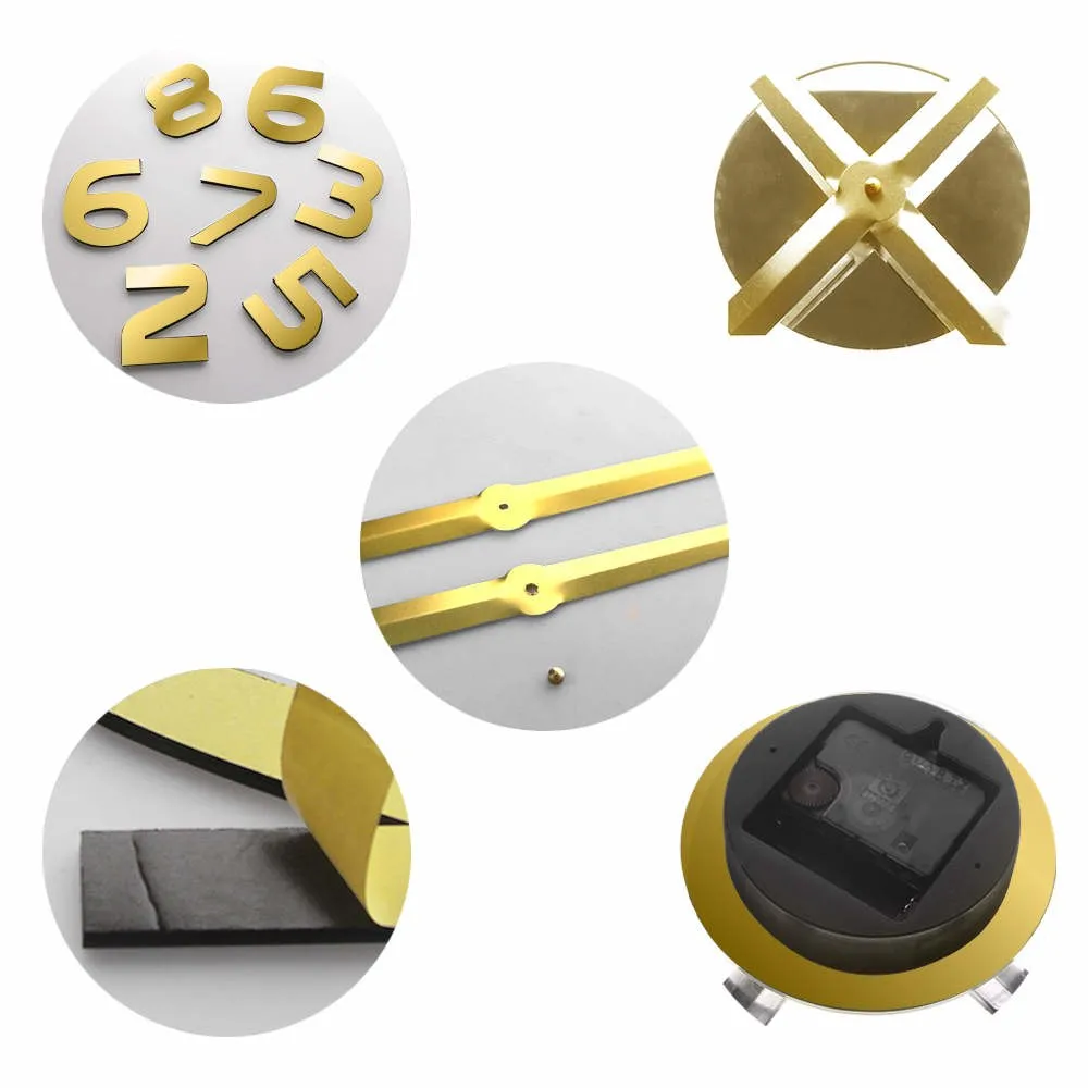 Canoeing Rafting Water Sports Kayaking DIY Large Wall Clock With Mirror Effect Kayakers Giant Frameless Big Needles Clock Watch