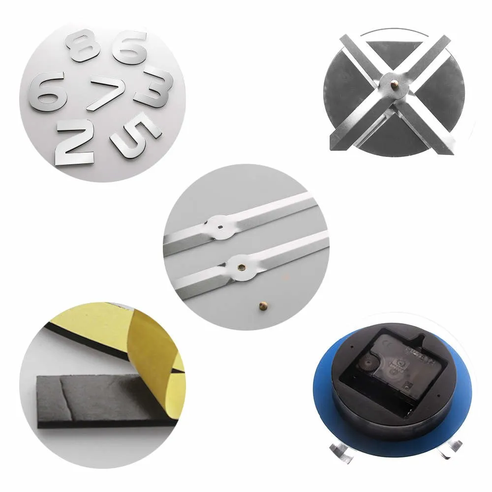 Canoeing Rafting Water Sports Kayaking DIY Large Wall Clock With Mirror Effect Kayakers Giant Frameless Big Needles Clock Watch