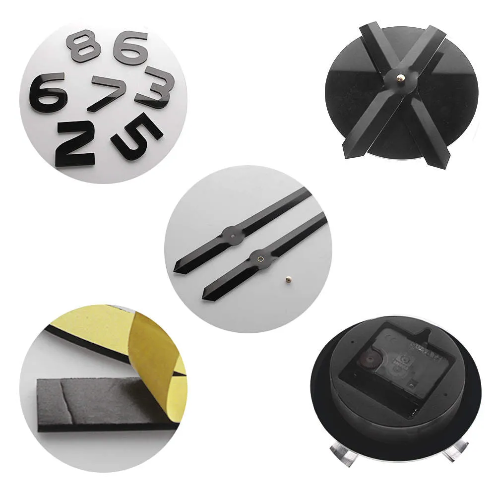 Canoeing Rafting Water Sports Kayaking DIY Large Wall Clock With Mirror Effect Kayakers Giant Frameless Big Needles Clock Watch