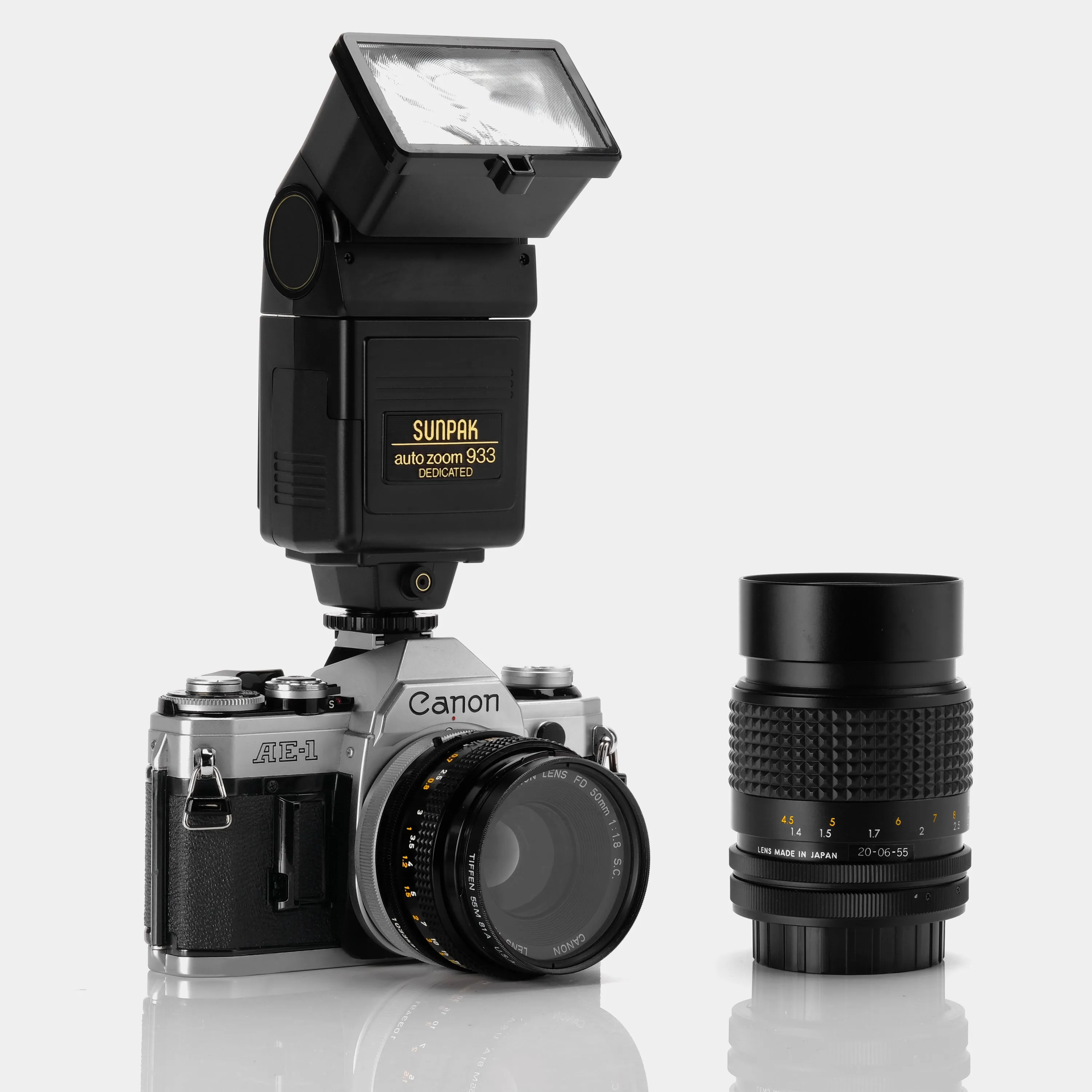 Canon AE-1 SLR 35mm Film Camera ("Studio Kit")