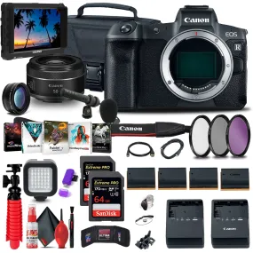 Canon EOS R Mirrorless Camera (3075C002)   Canon RF 50mm f/1 Extreme Outdoor Bundle