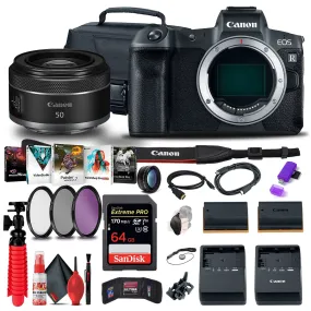 Canon EOS R Mirrorless Camera (3075C002)   Canon RF 50mm f/1 Graphic Bundle