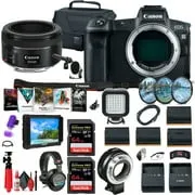 Canon EOS R Mirrorless Digital Camera (3075C002)   4K Monitor Ultimate Bundle