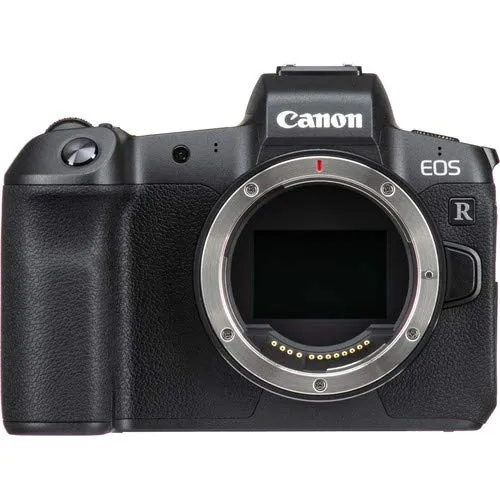 Canon EOS R Mirrorless Digital Camera International Model (3075C002) W/Bag, 128 GB Memory Card, LED Light Bundle