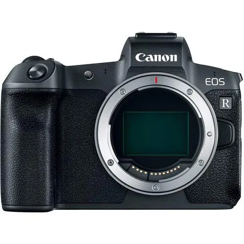 Canon EOS R Mirrorless Digital Camera International Model (3075C002) W/Bag, 128 GB Memory Card, LED Light Bundle