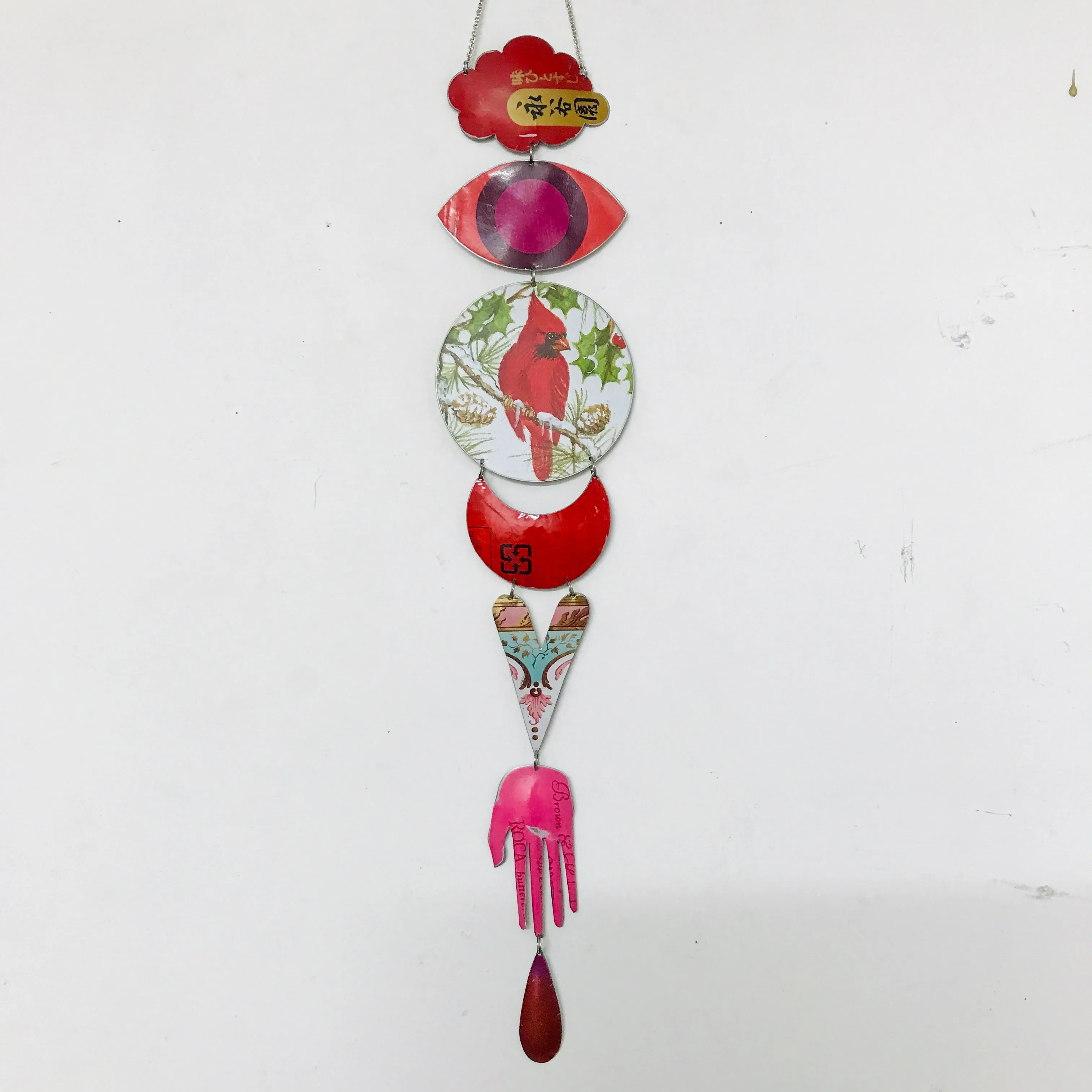 Cardinal Protective Eye Talisman Wall Hanging