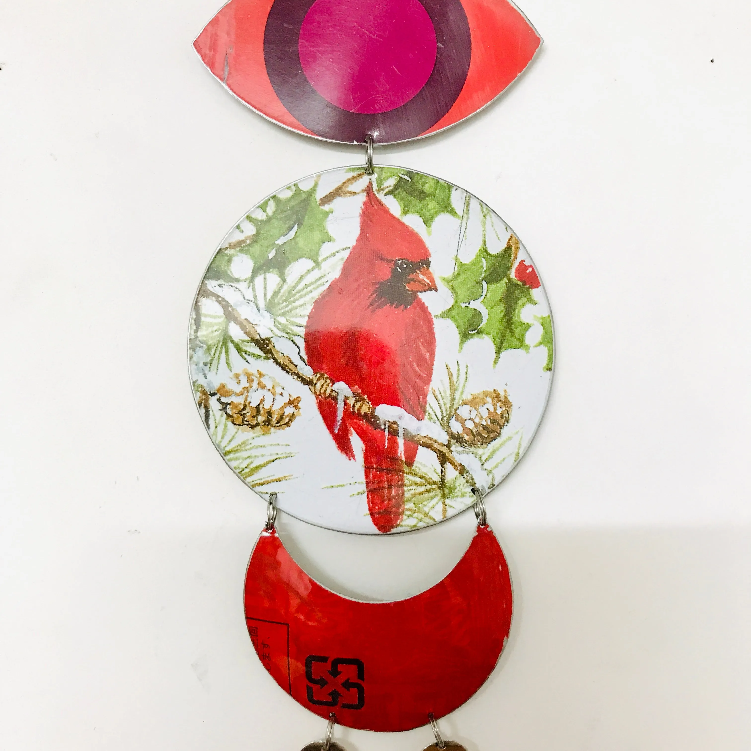 Cardinal Protective Eye Talisman Wall Hanging