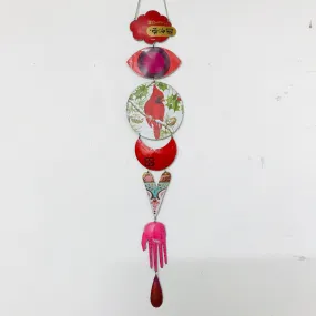 Cardinal Protective Eye Talisman Wall Hanging