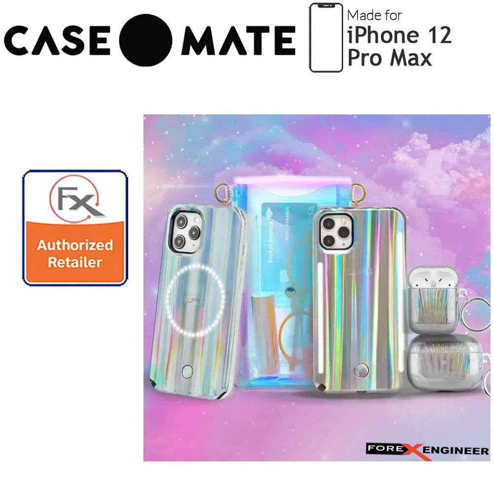Case Mate LuMee Holographic for iPhone 12 Pro Max 5G 6.7" - Paris Hilton Edition with MicroPel (Barcode: 846127197175)