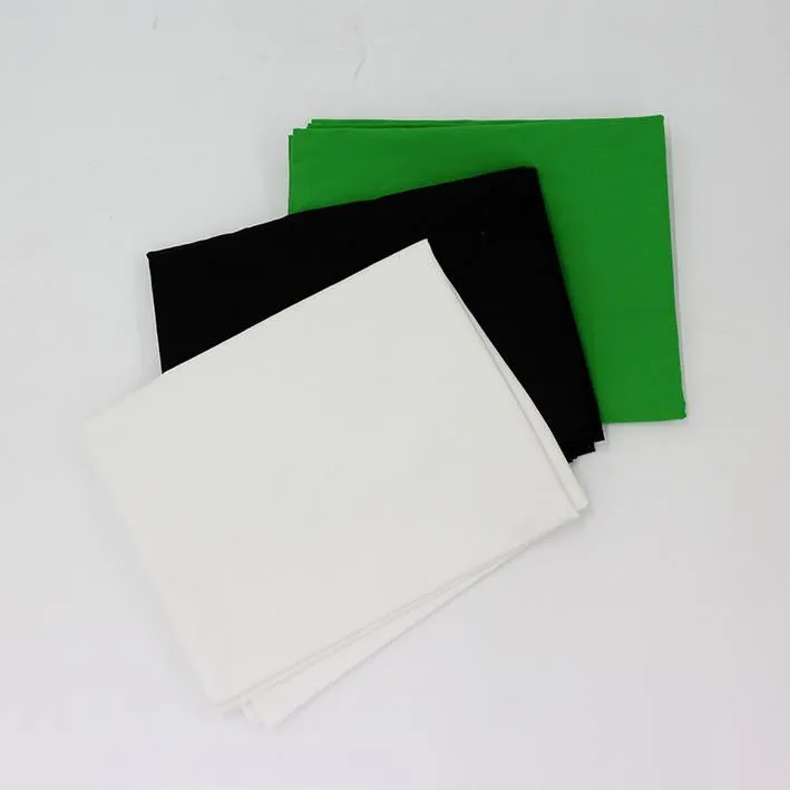 Complete Photography & Videography Kit with 3 Cotton Muslins Backdrop - Bundle