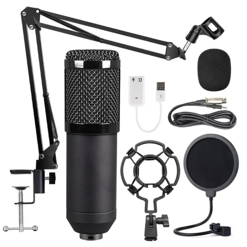 Condenser Microphone Bundle BM 800 Mic Set for stu dio Recording