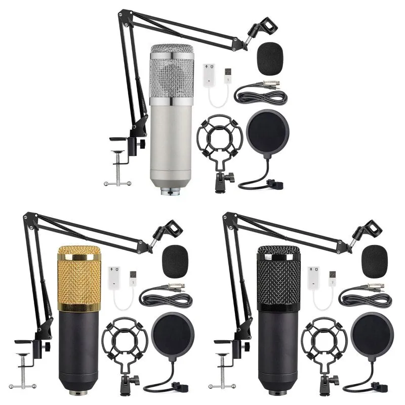 Condenser Microphone Bundle BM 800 Mic Set for stu dio Recording