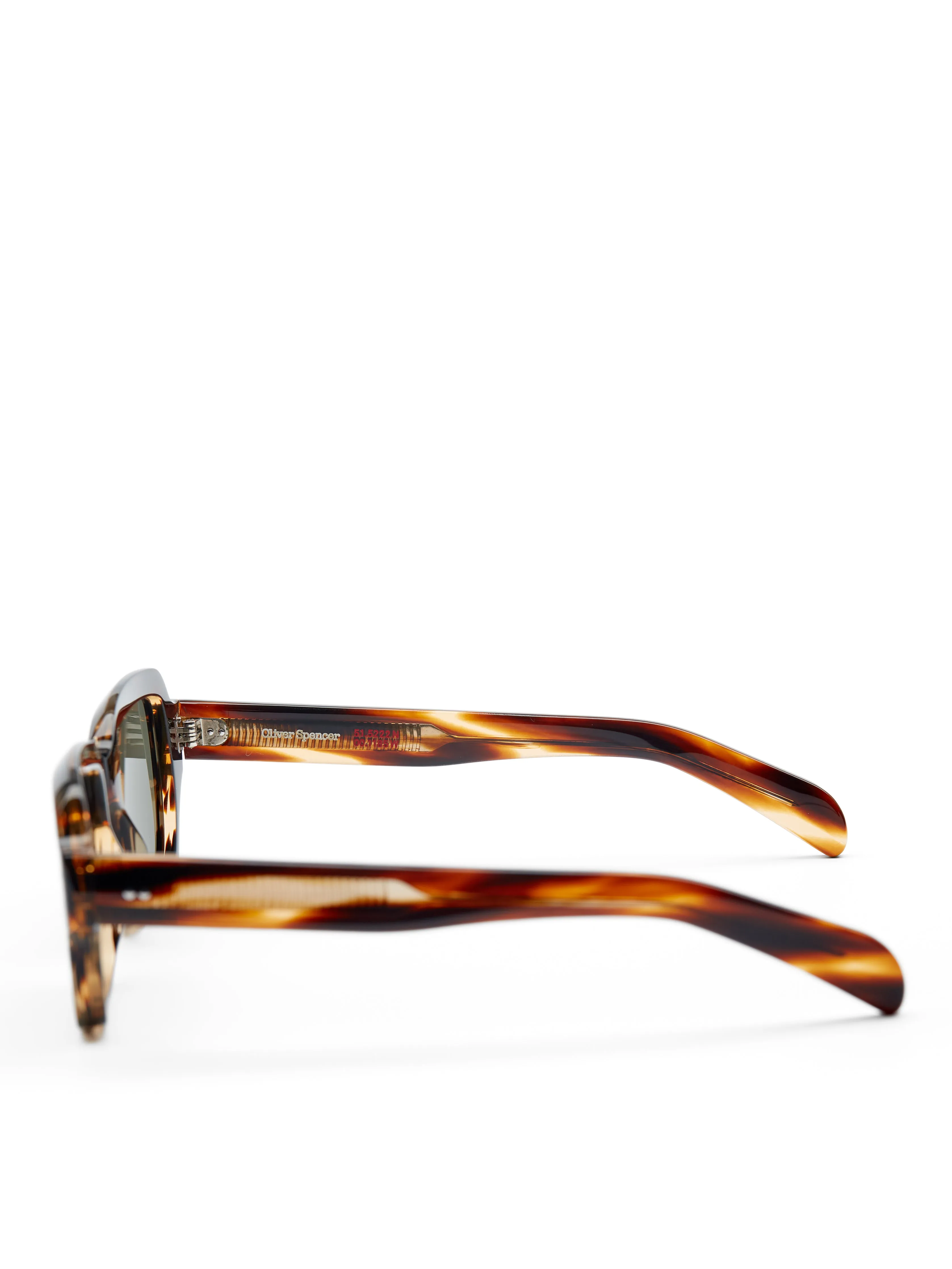 Cubitts x Oliver Spencer Conduit Sunglasses Chocolate Tortoiseshell