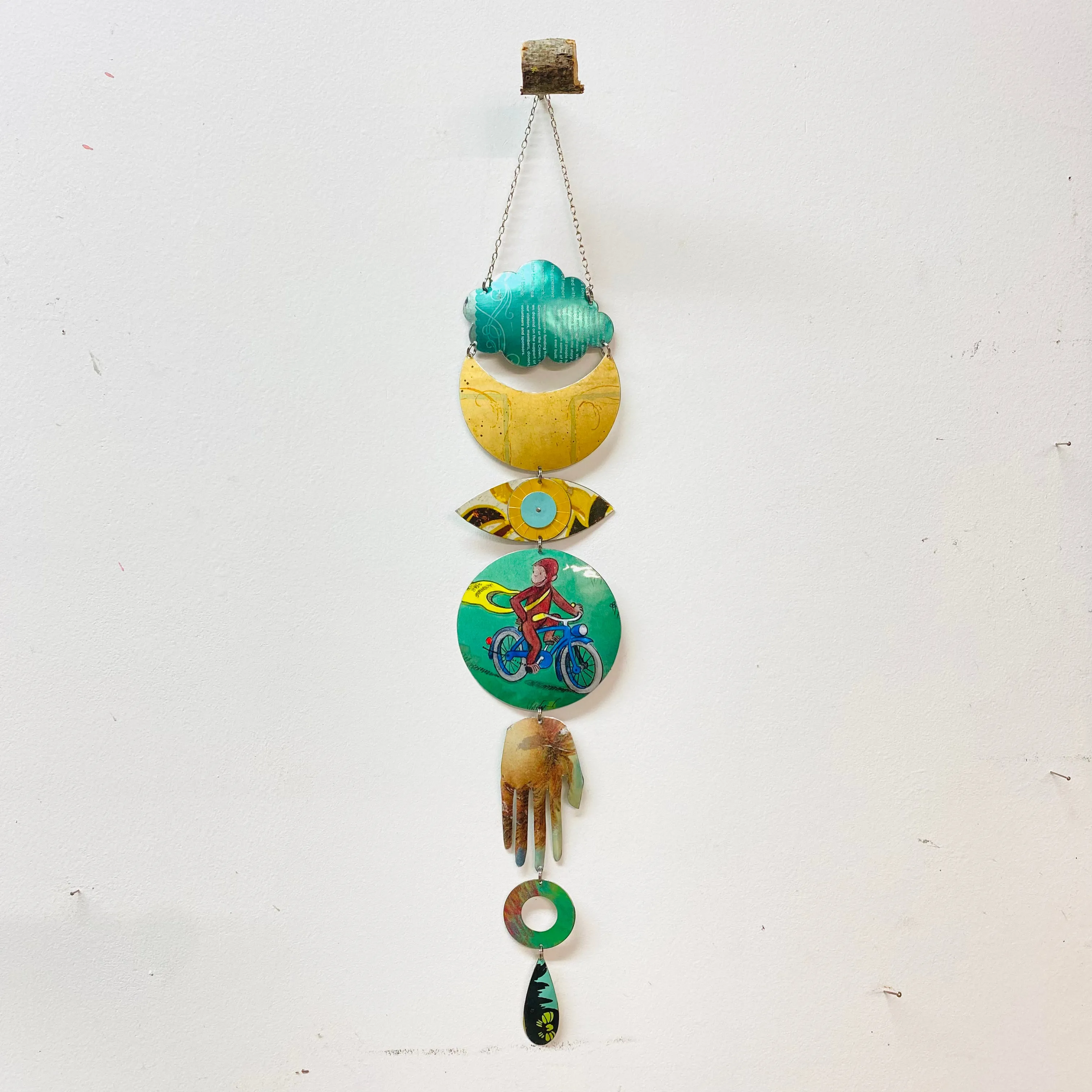 Curious George Protective Eye Talisman Wall Hanging