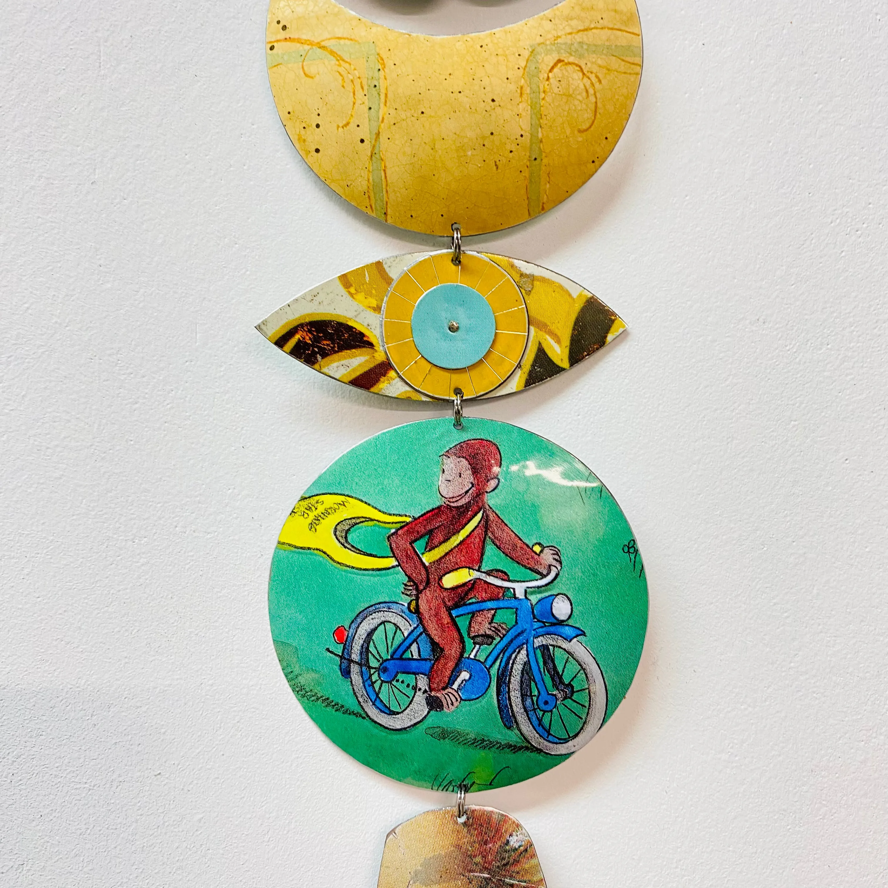 Curious George Protective Eye Talisman Wall Hanging