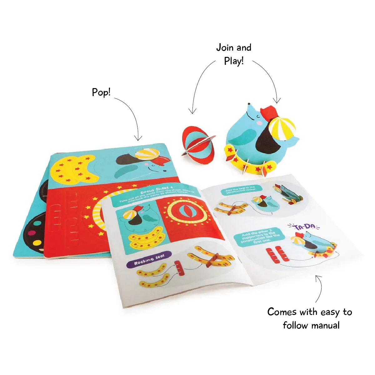 DIY Circus 3D Activity Box  - 6 Years 