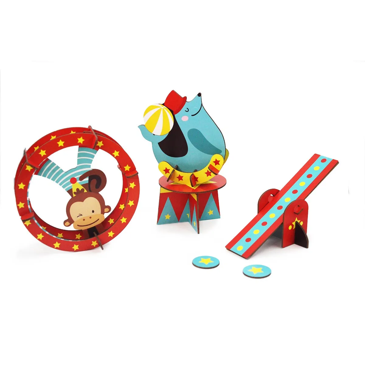 DIY Circus 3D Activity Box  - 6 Years 