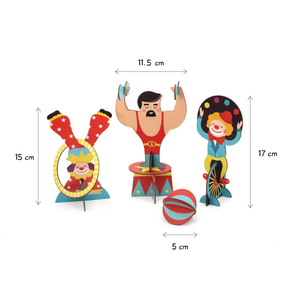 DIY Circus 3D Activity Box  - 6 Years 