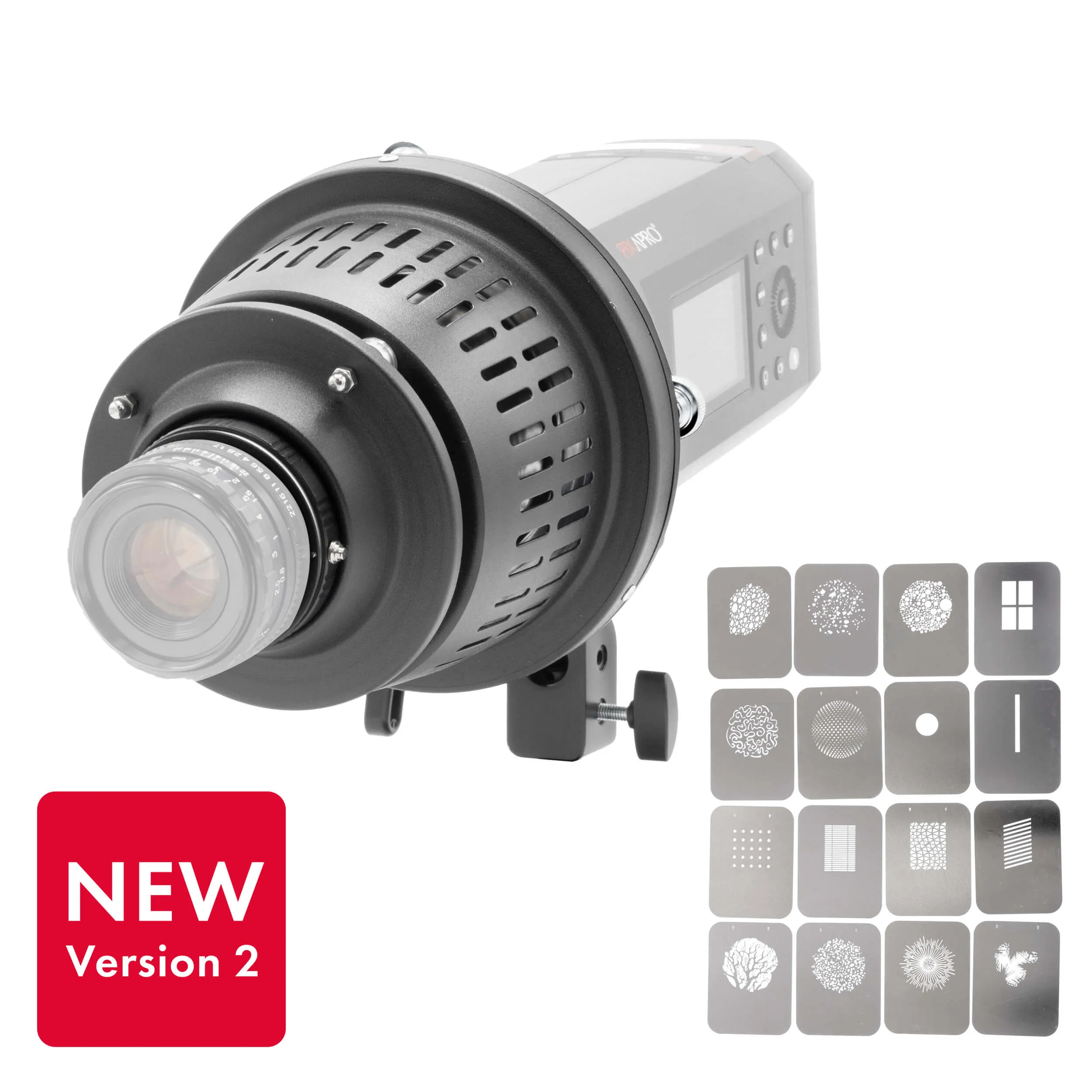 EF-Mount Optical Snoot Spot Projector II with Canon EF