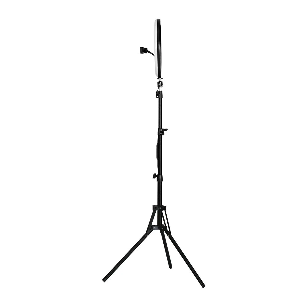 Embellir 10" LED Ring Light 5500K Dimmable Diva Diffuser With Stand Make Up Studio