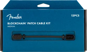 Fender Blockchain Patch Cable Kit, Medium, Black