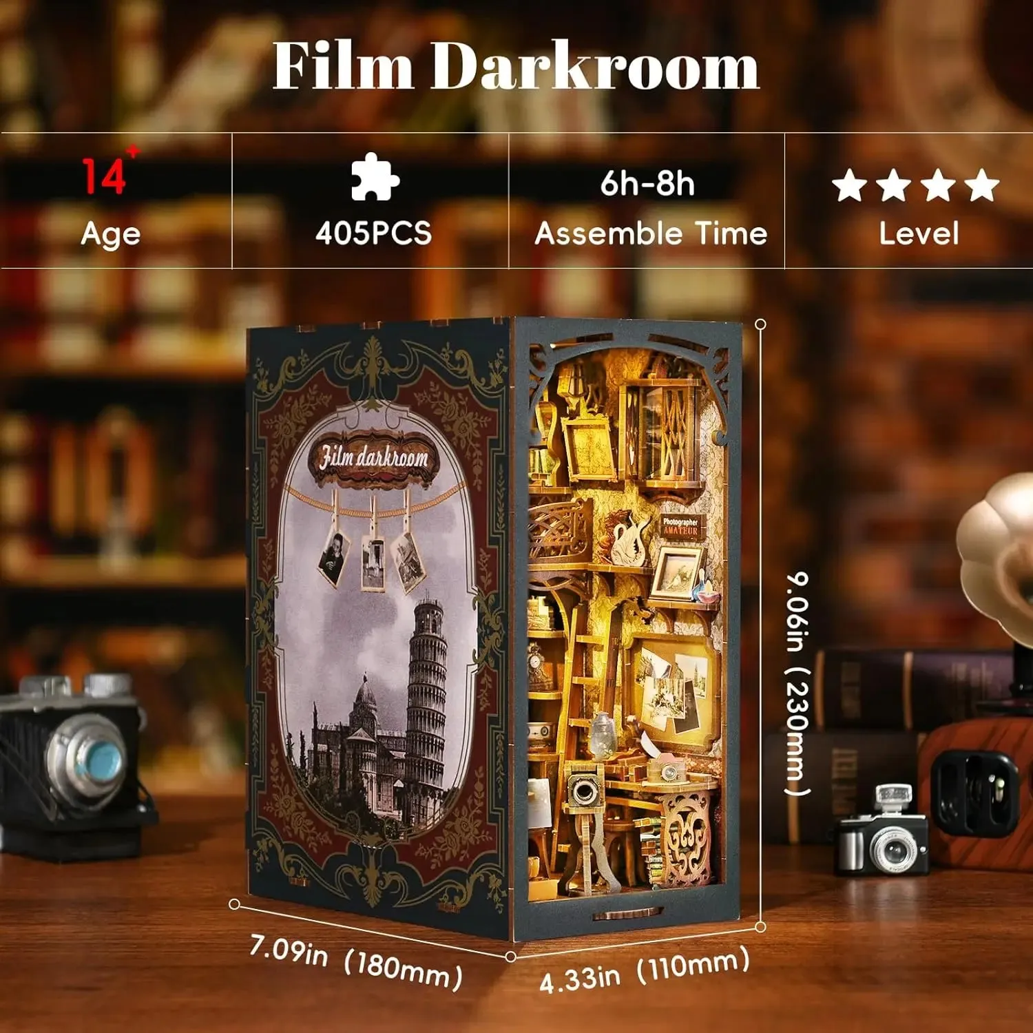 Film Room Magic Night Alley Bookshelf