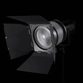 FLS8 8" Optical Fresnel Lens  with LB-01 Barn Doors (S-Type Fitting)