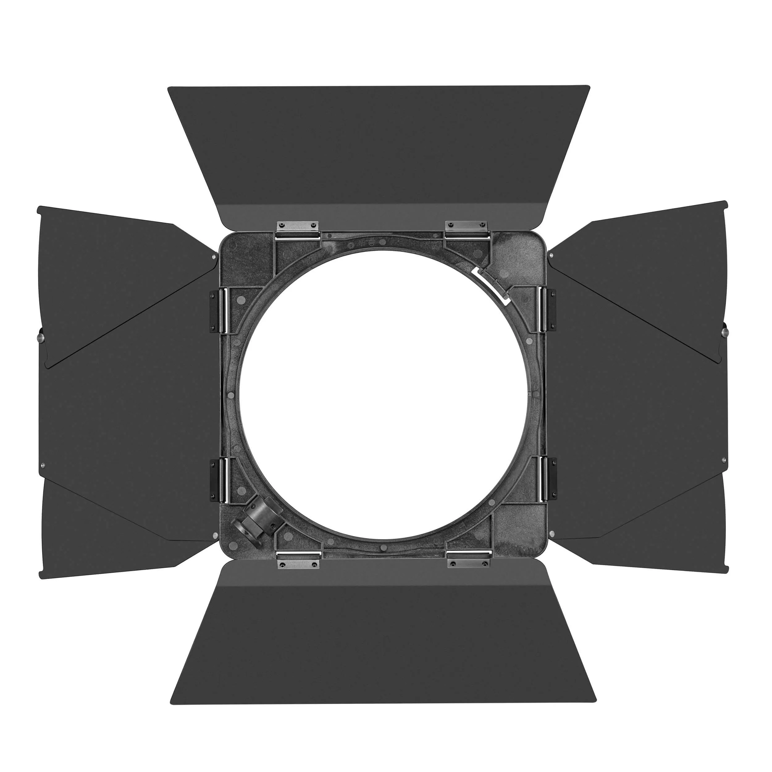 FLS8 8" Optical Fresnel Lens  with LB-01 Barn Doors (S-Type Fitting)