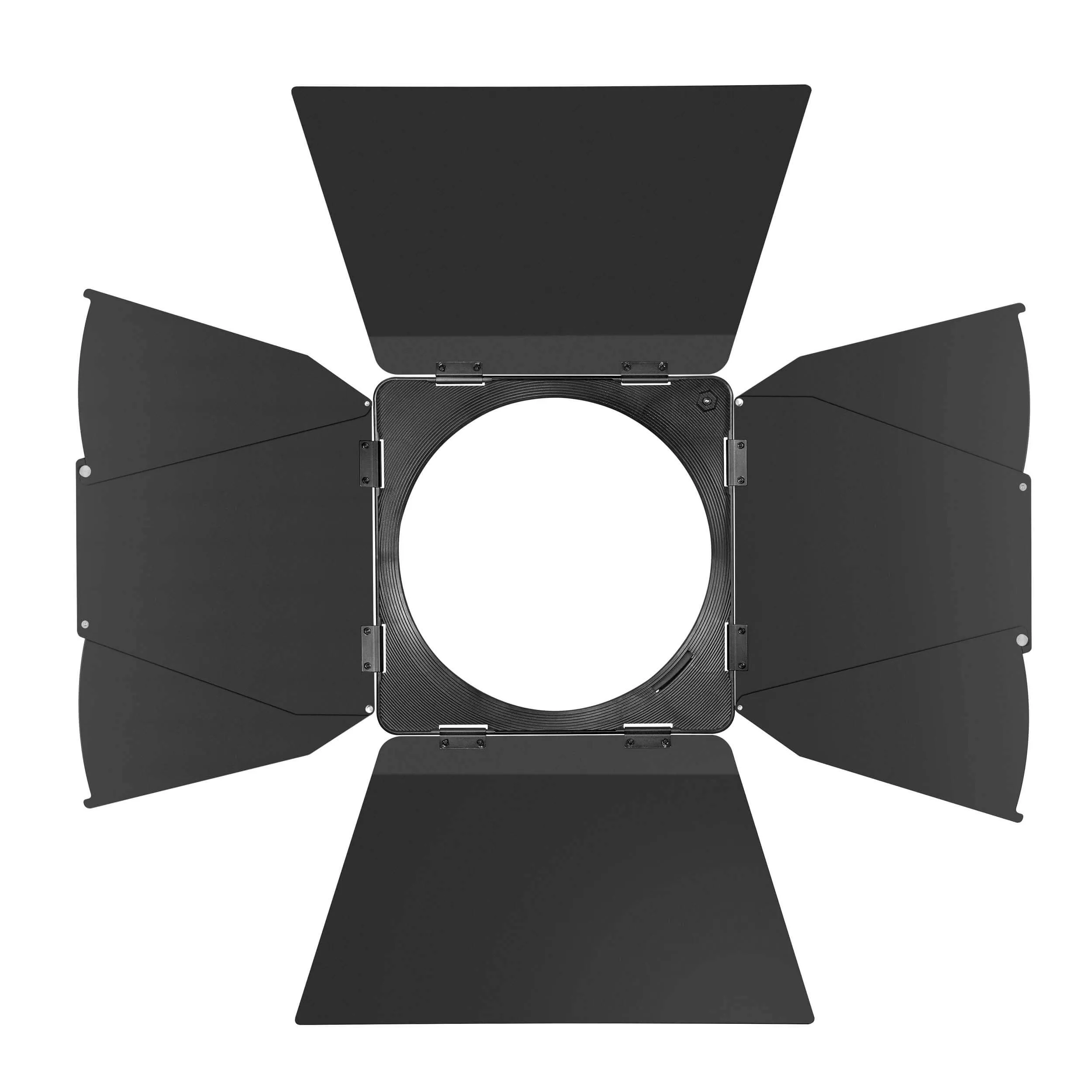 FLS8 8" Optical Fresnel Lens  with LB-01 Barn Doors (S-Type Fitting)