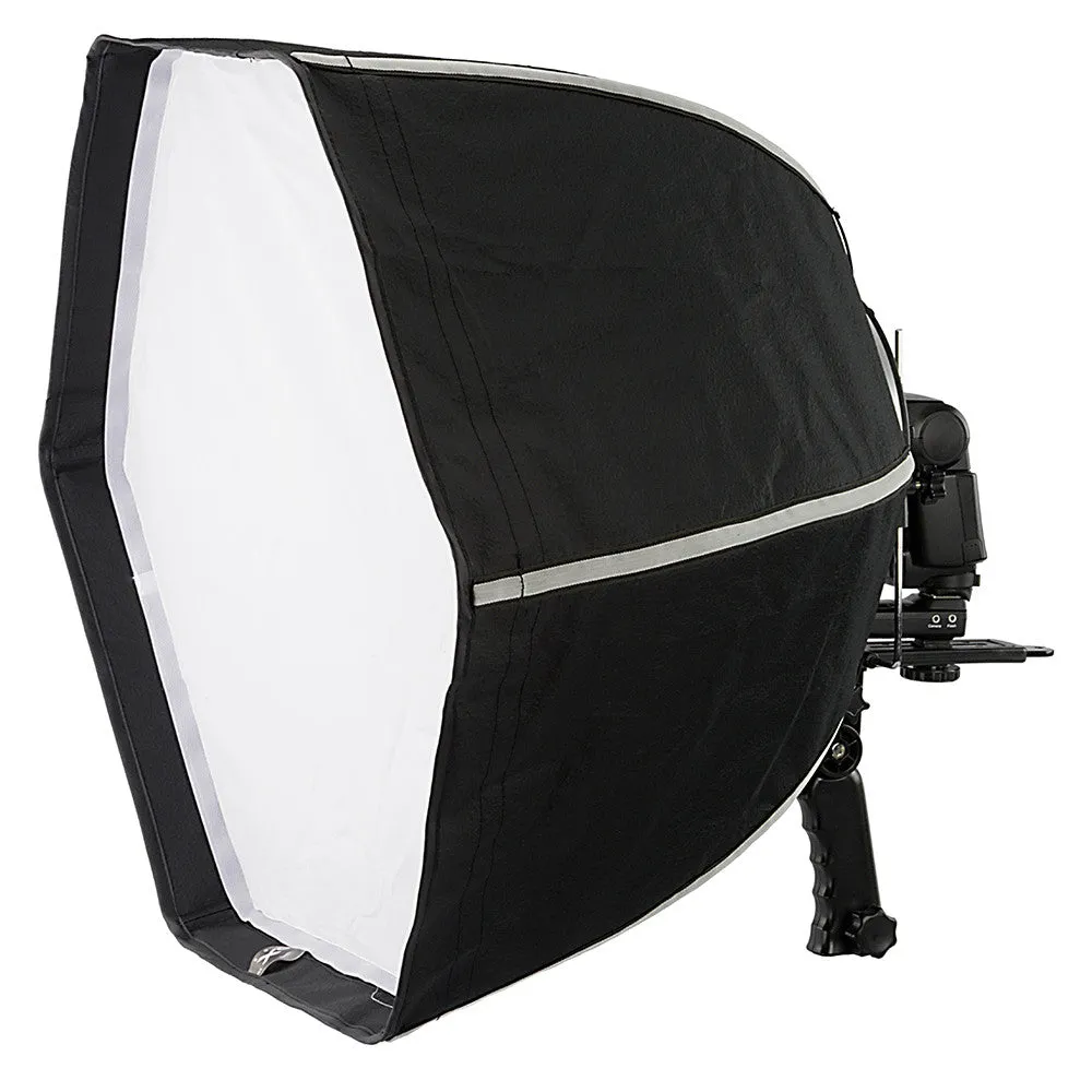 Fotodiox F60 Quick-Collapse Flash Softbox - 60cm (24in) Hexagon for Flash / Speedlight