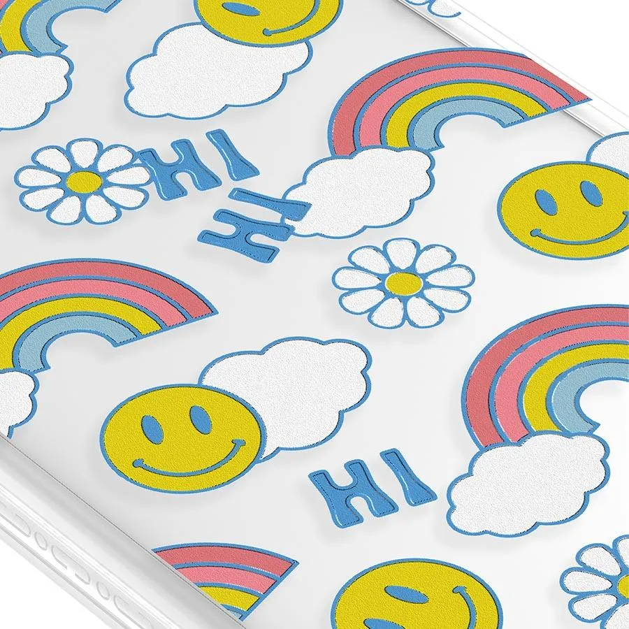 Galaxy S24 Ultra Hi There! Rainbow Phone Case