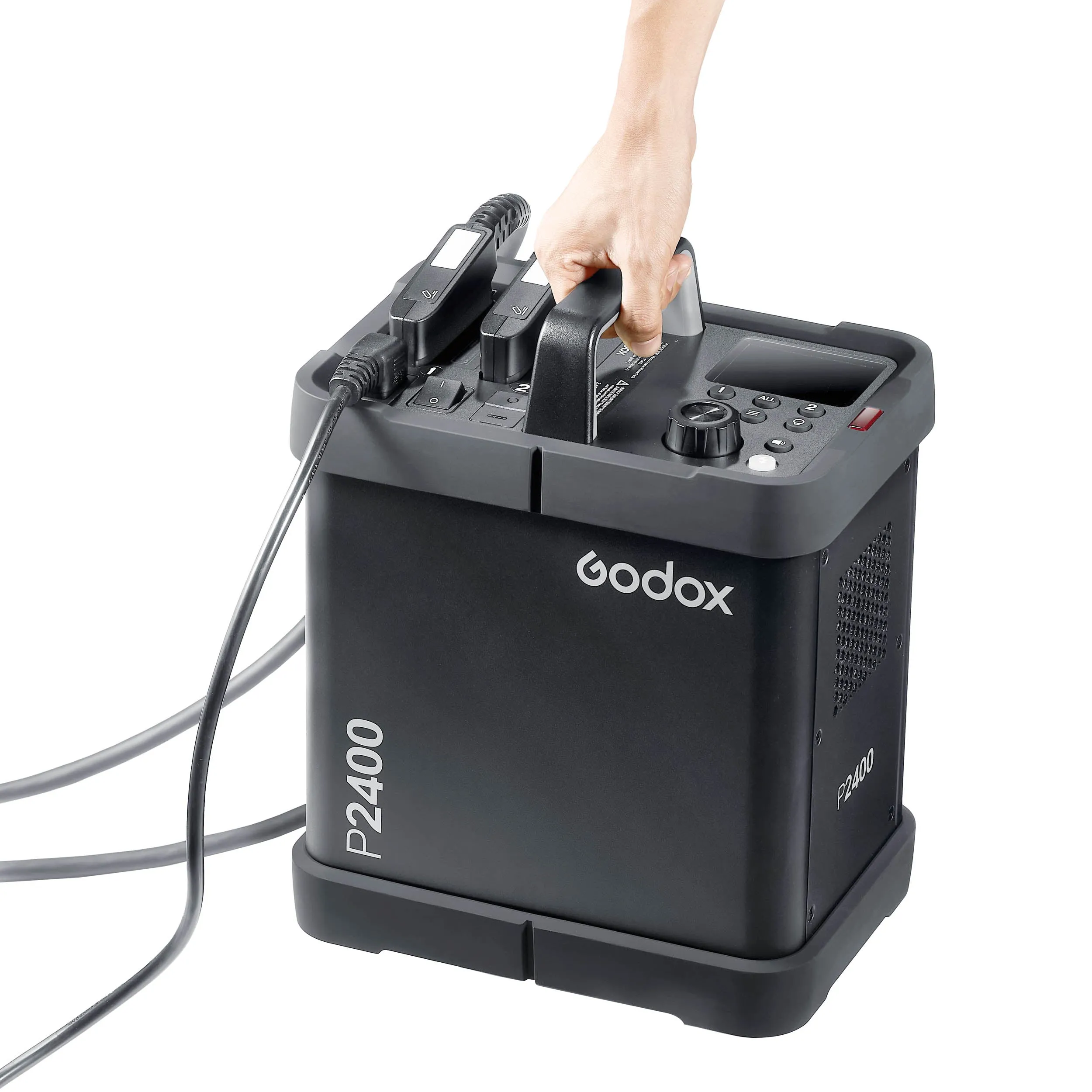 GODOX P2400P Pack and Head Flash System with 2x H2400P Flash Heads
