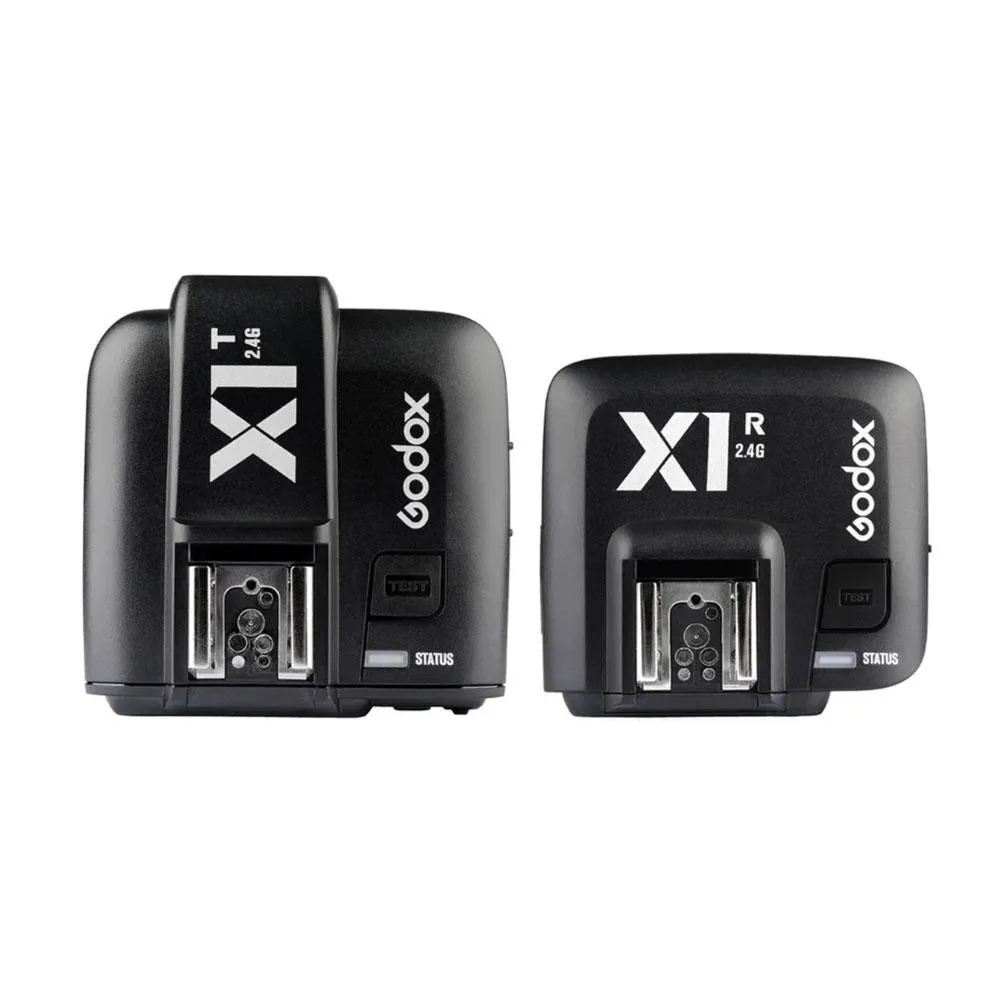Godox X1 Wireless Camera Flash Trigger and Receiver Set for Canon, Nikon, and Sony - Enhanced Performance and Compatibility