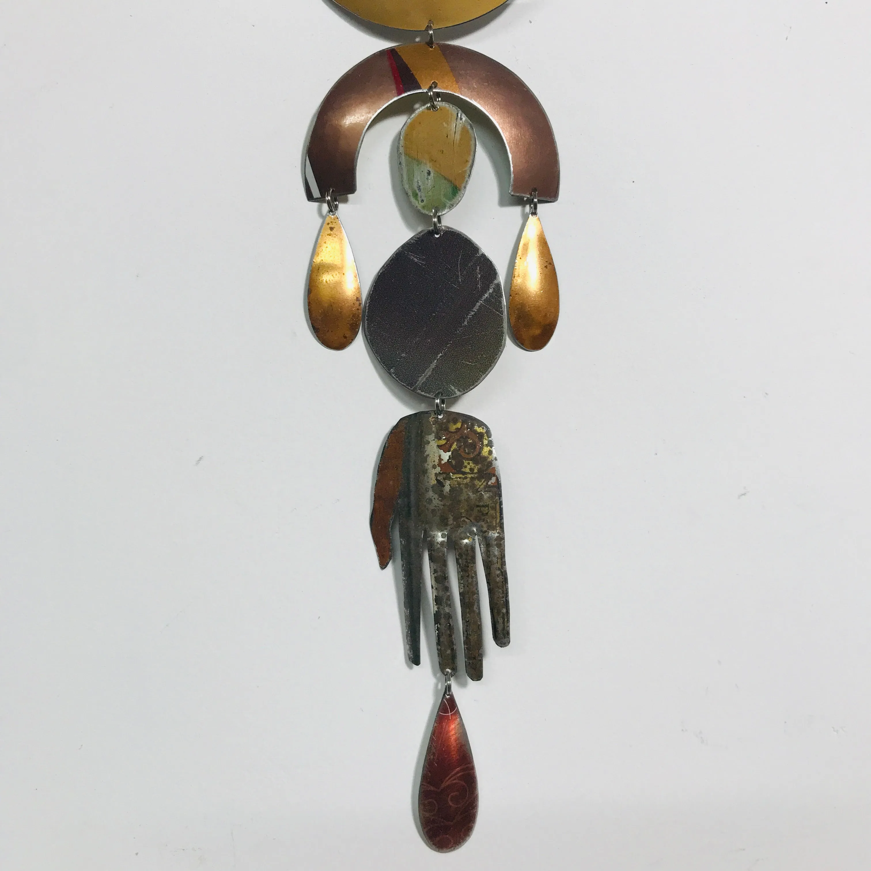 Golds & Copper Protective Talisman Wall Hanging