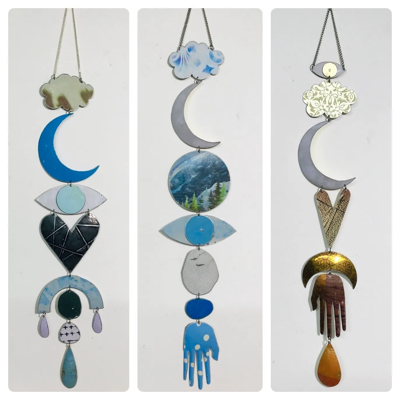 Golds & Copper Protective Talisman Wall Hanging