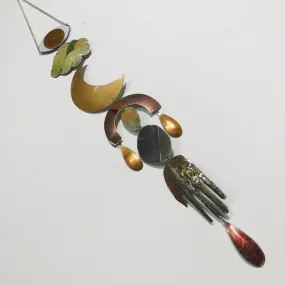 Golds & Copper Protective Talisman Wall Hanging