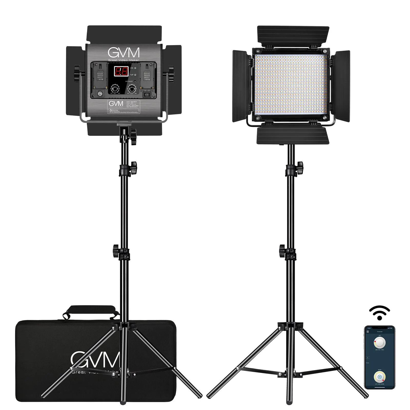 GVM-560AS 30W High Beam Bi-Color LED Video Soft Light