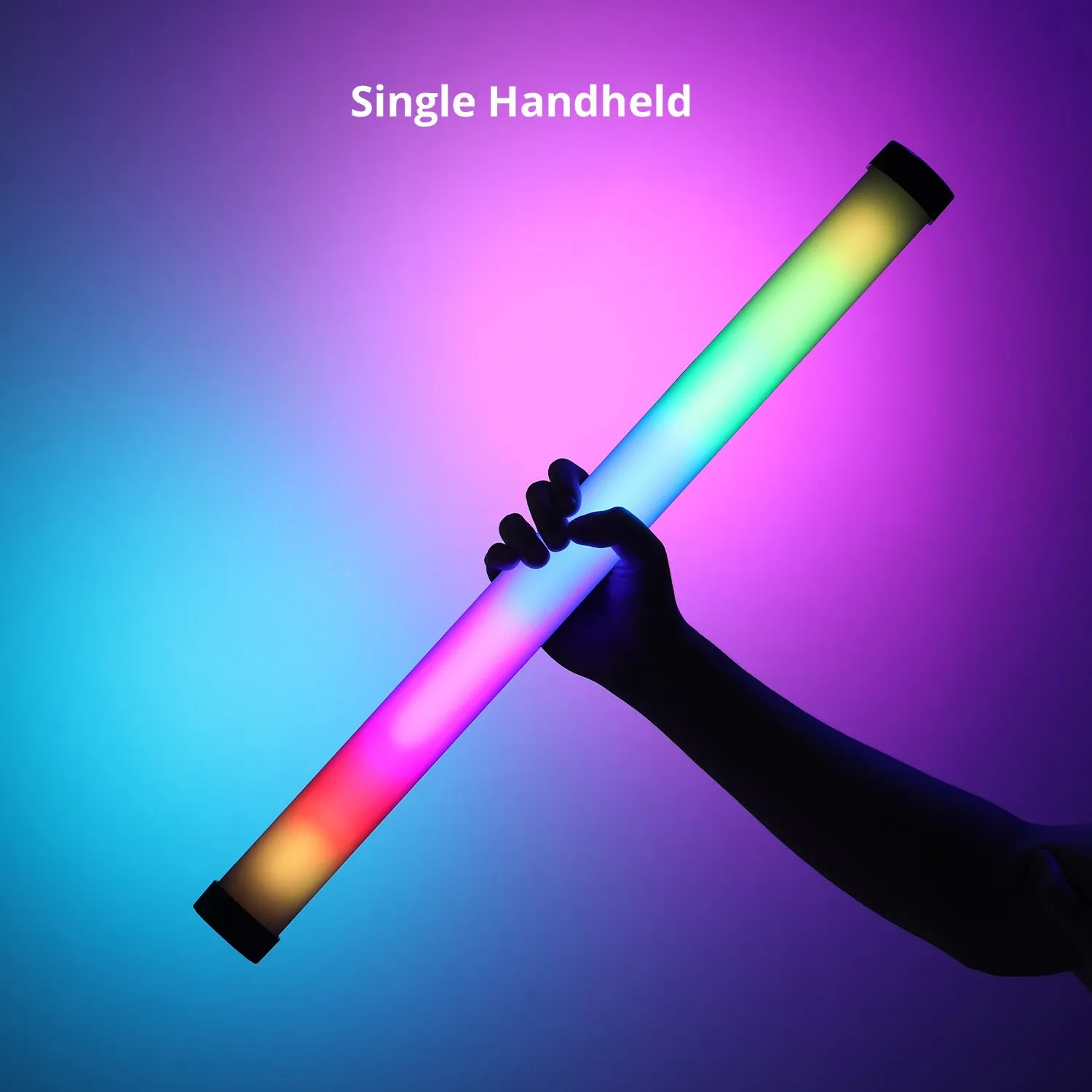 GVM BD25R/BD45R RGB & Bi-color Colorful Tube light