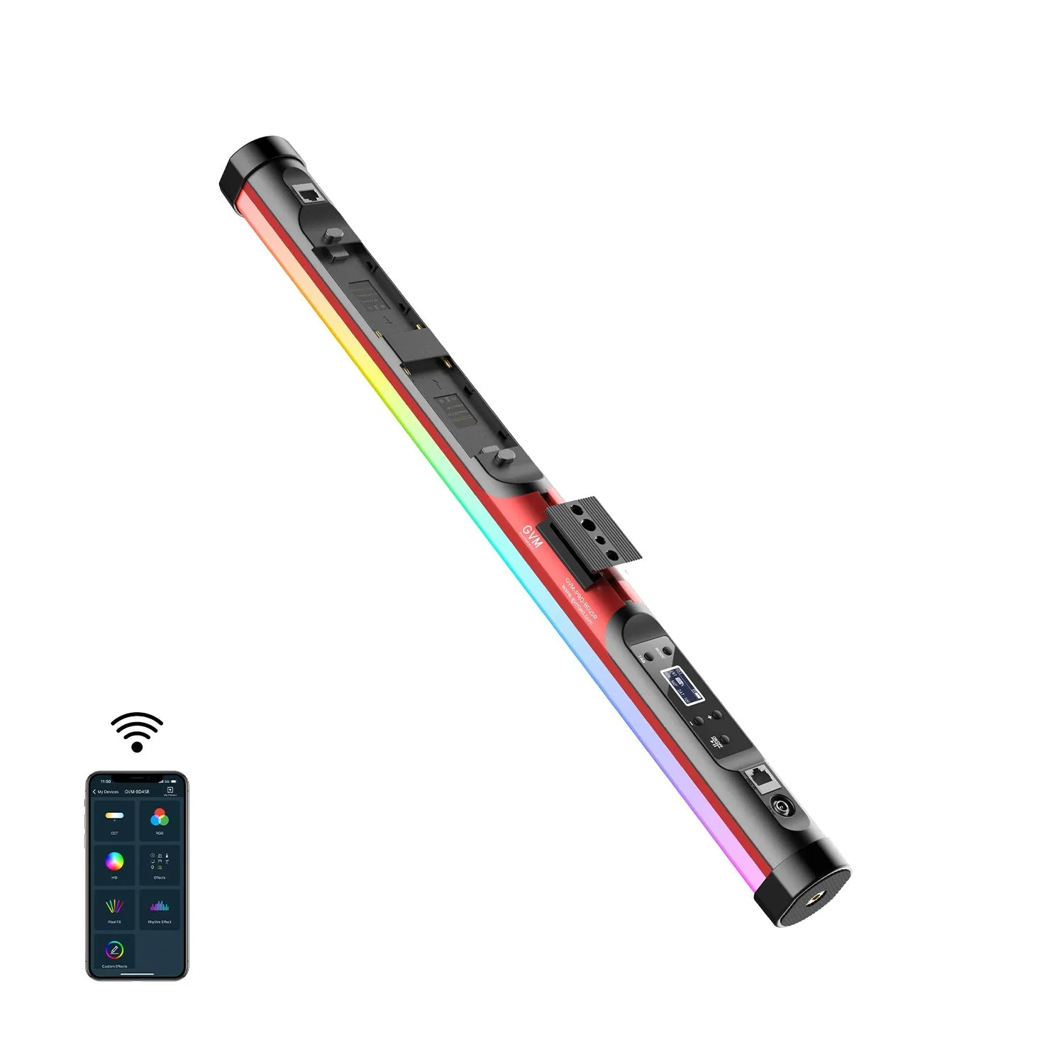 GVM BD25R/BD45R RGB & Bi-color Colorful Tube light
