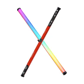 GVM BD45R Bi-Color RGB LED Light Wand 2-Light Kit (48")