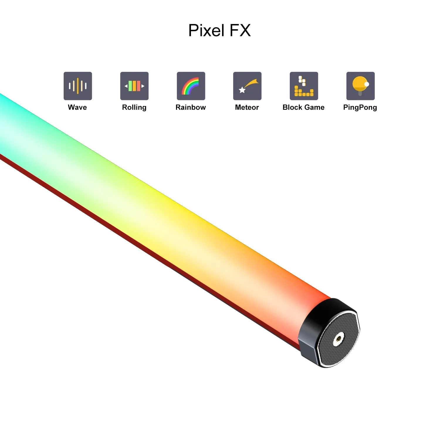 GVM BD45R RGB & Bi-color Colorful tube light