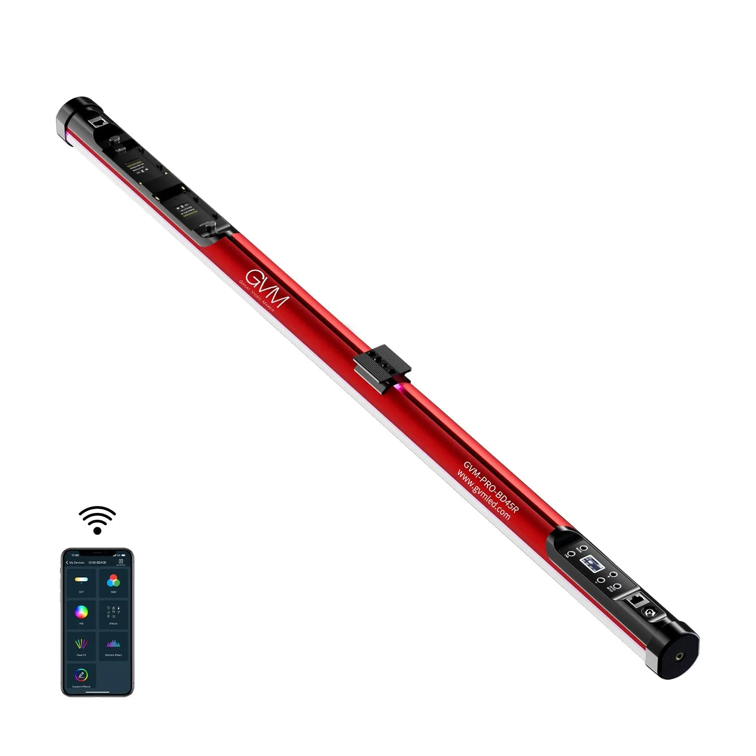 GVM BD45R RGB & Bi-color Colorful tube light