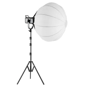 GVM PR150D 150W High Power LED Spotlight Bi-Color Studio Lighting Kit with Lantern Softbox Light stand