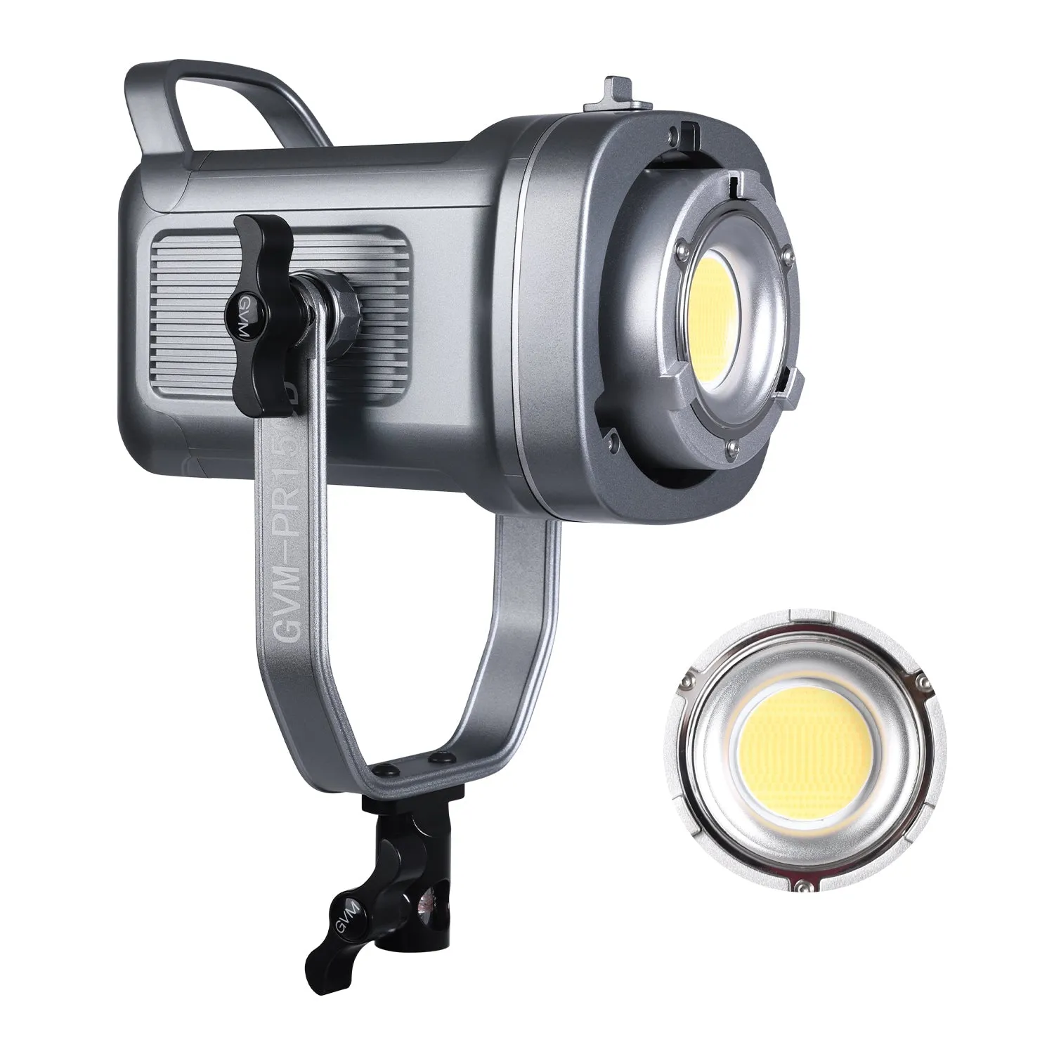 GVM PR150D 150W High Power LED Spotlight Bi-Color Studio Lighting Kit with Softbox