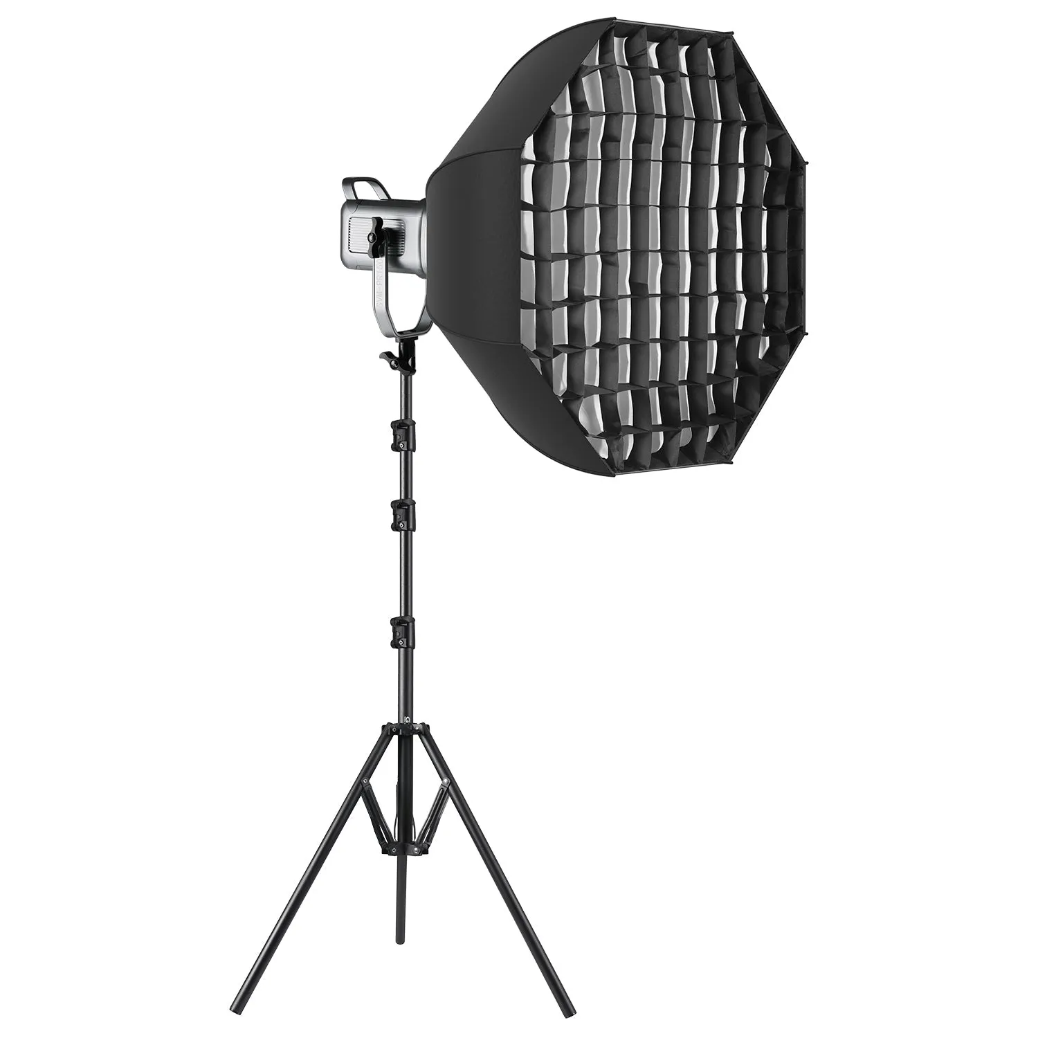 GVM PR150D 150W High Power LED Spotlight Bi-Color Studio Lighting Kit with Softbox
