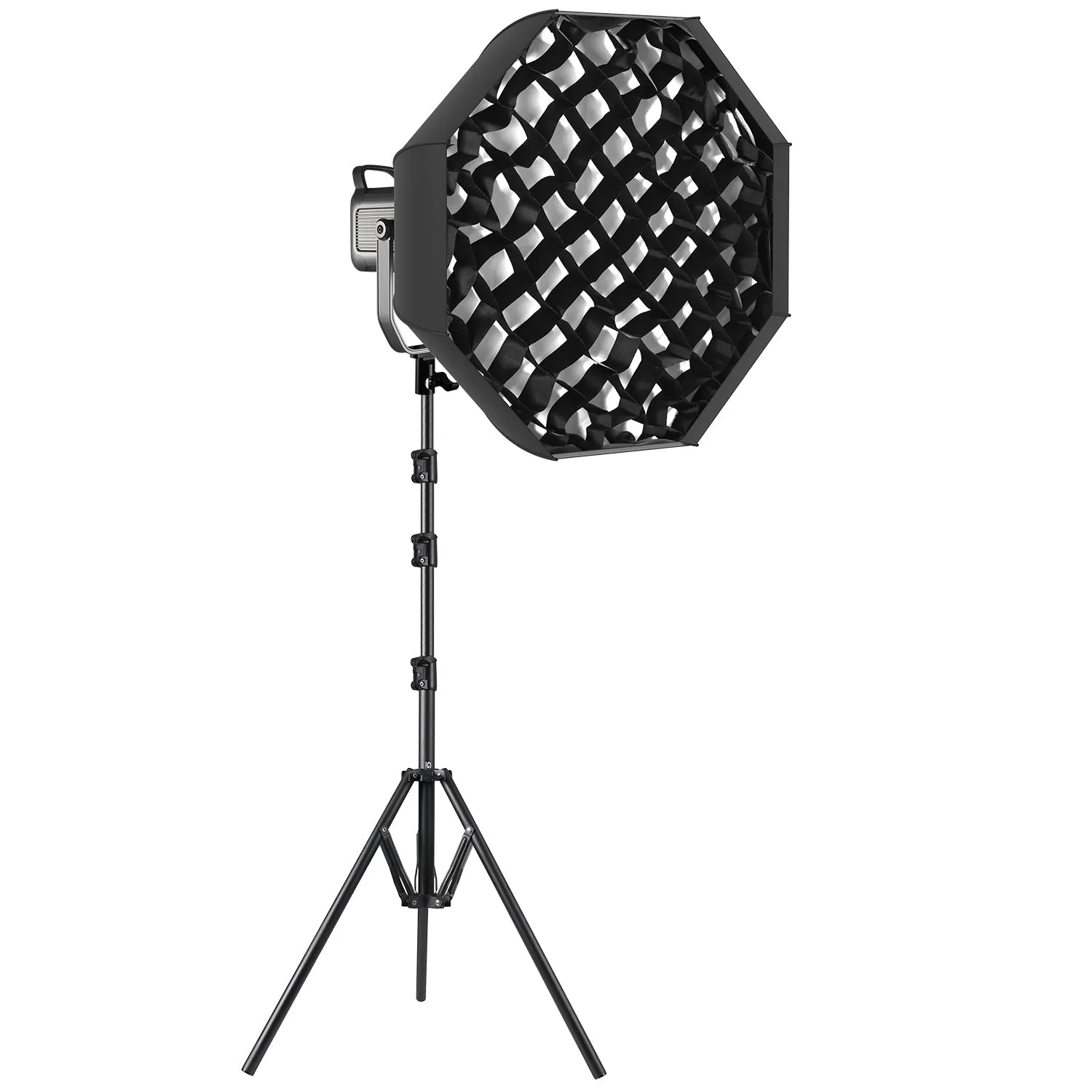 GVM PR150D 150W High Power LED Spotlight Bi-Color Studio Lighting Kit with Softbox